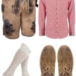 ZUGERSEE Birch Bavarian Lederhosen Outfit Set